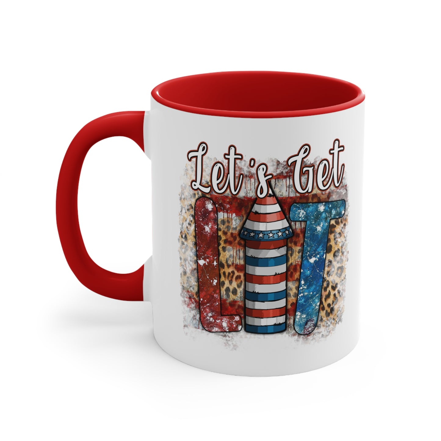 Lets Get Lit  Accent 11oz Mug