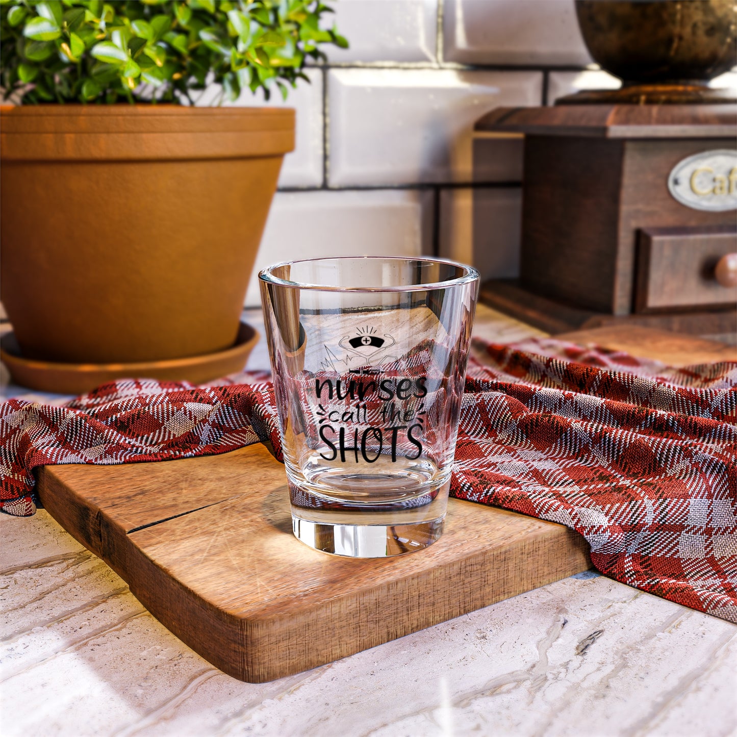 Nurses Call the Shots Shot Glass 1.5oz