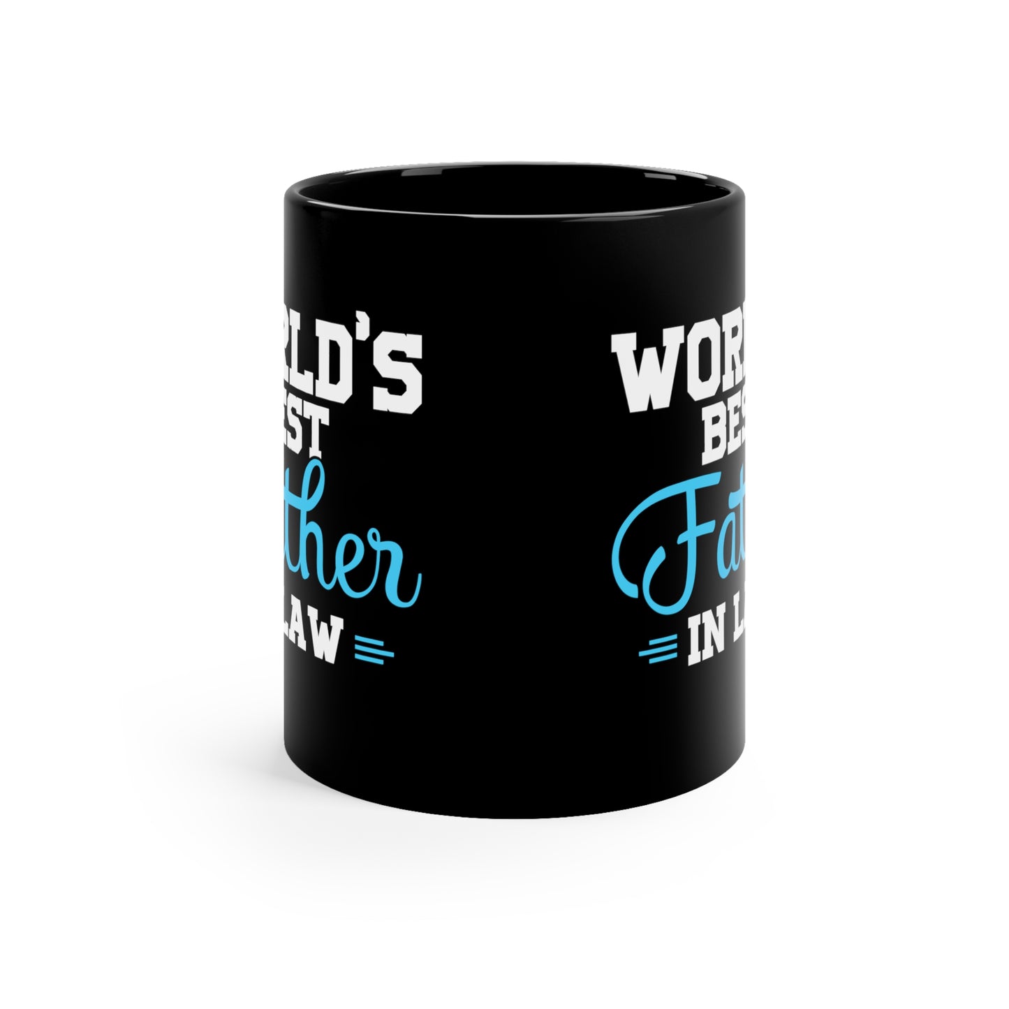 World's Best Father-In-Law 11oz Black Mug