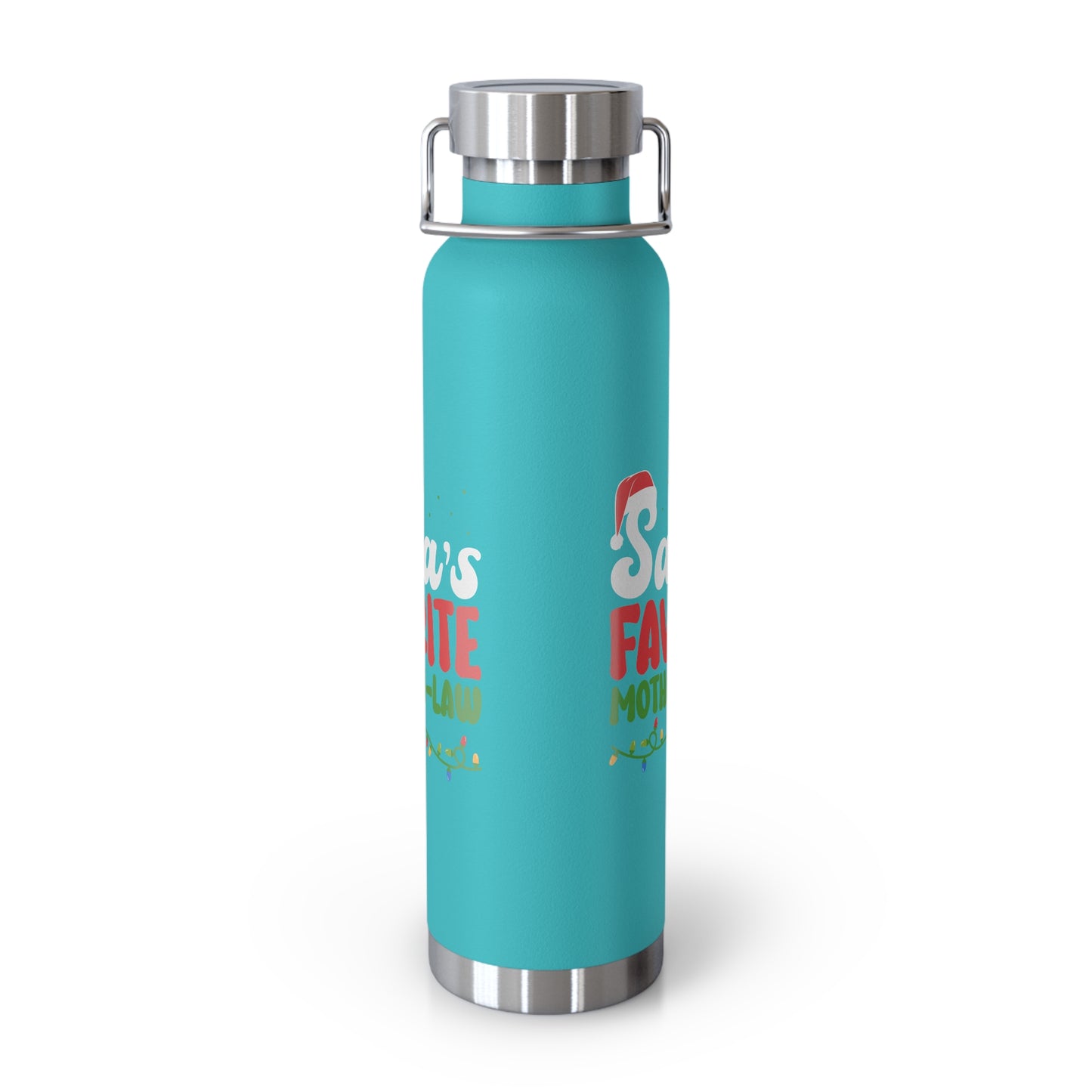 Santa's Favorite Mother-In-Law Copper Vacuum Insulated Bottle, 22oz