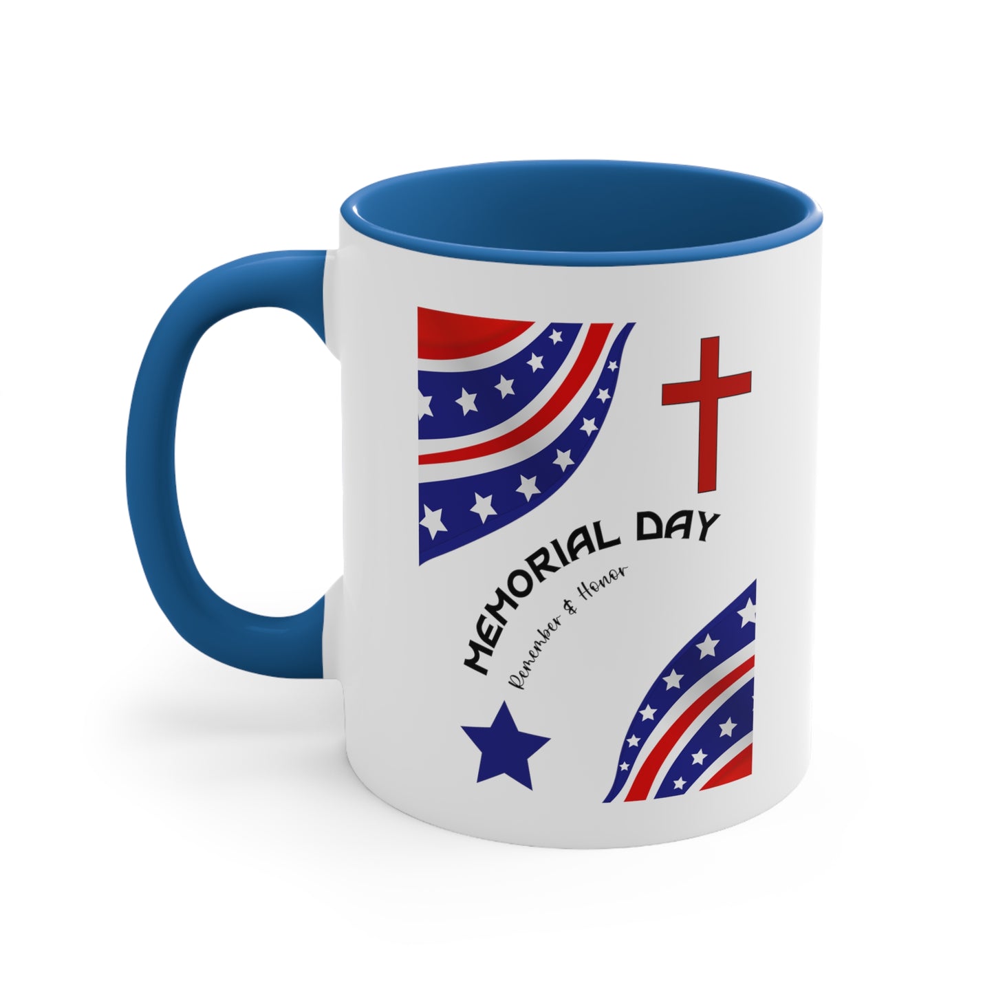 Memorial Day Accent Coffee Mug, 11oz