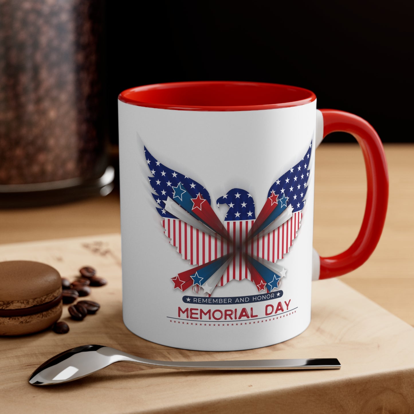Memorial Day Accent Coffee Mug, 11oz