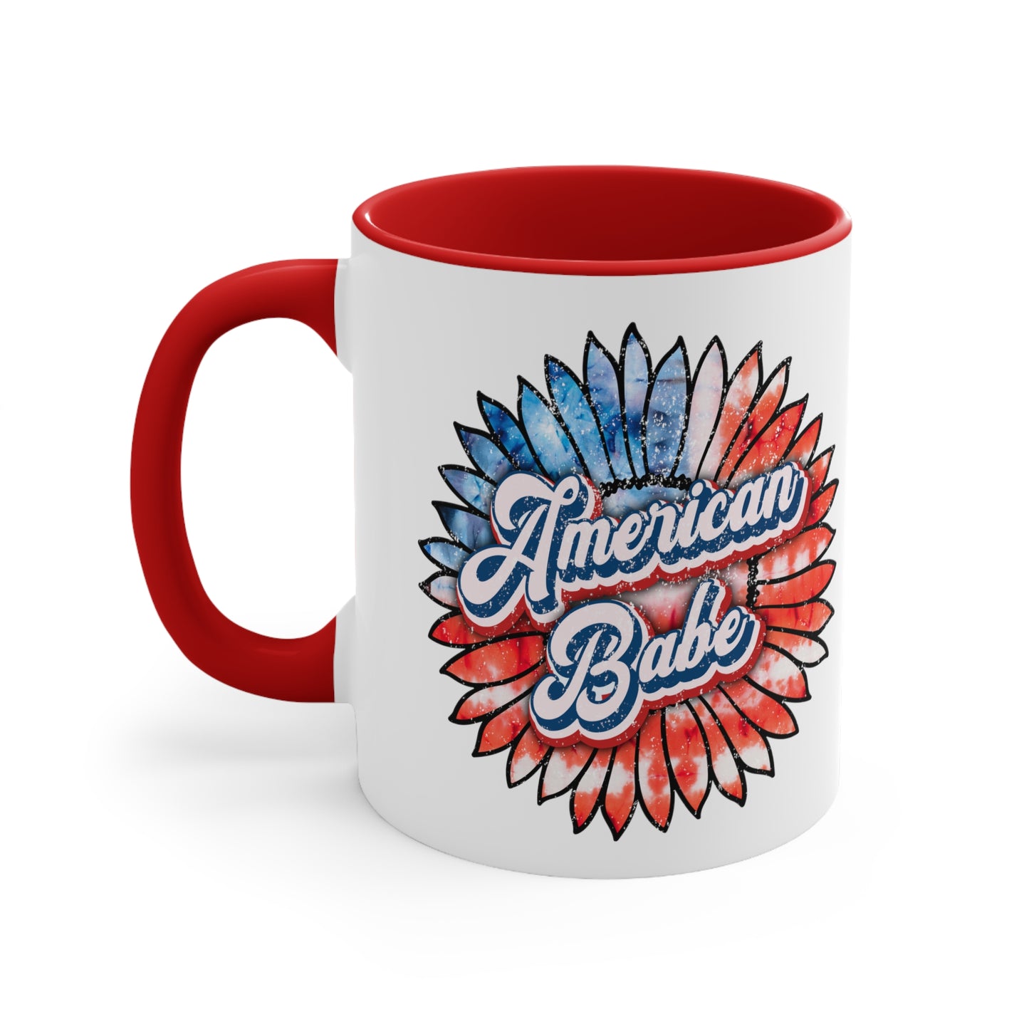 American Babe Accent Coffee Mug, 11oz