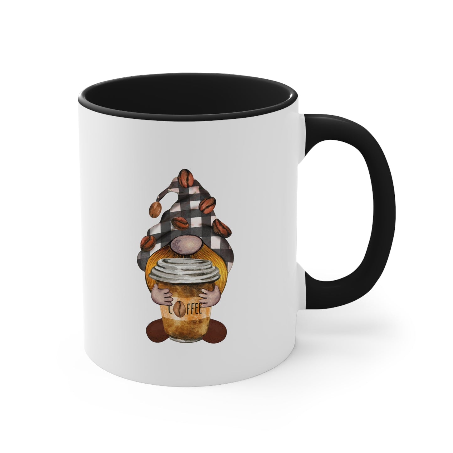 Gnome Mug, Coffee Gnome Personalized Mug, hot chocolate mug, mug for the office, name gnome mug, Coffee lovers gifts, Ceramic Mug, office gifts