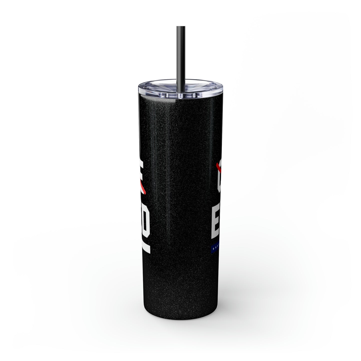 College Enlisted Skinny Tumbler with Straw, 20oz