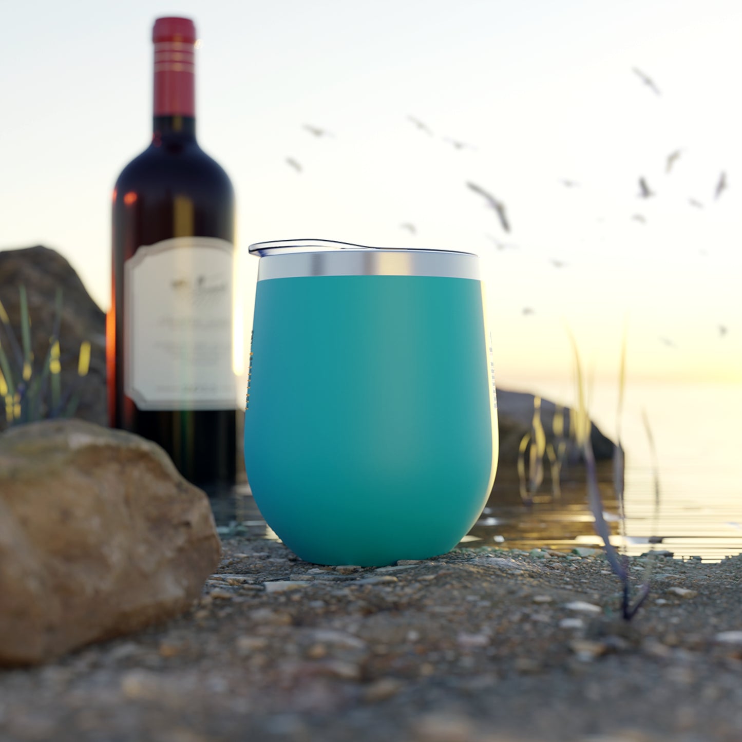 Wine Calories Copper Vacuum Insulated Cup, 12oz