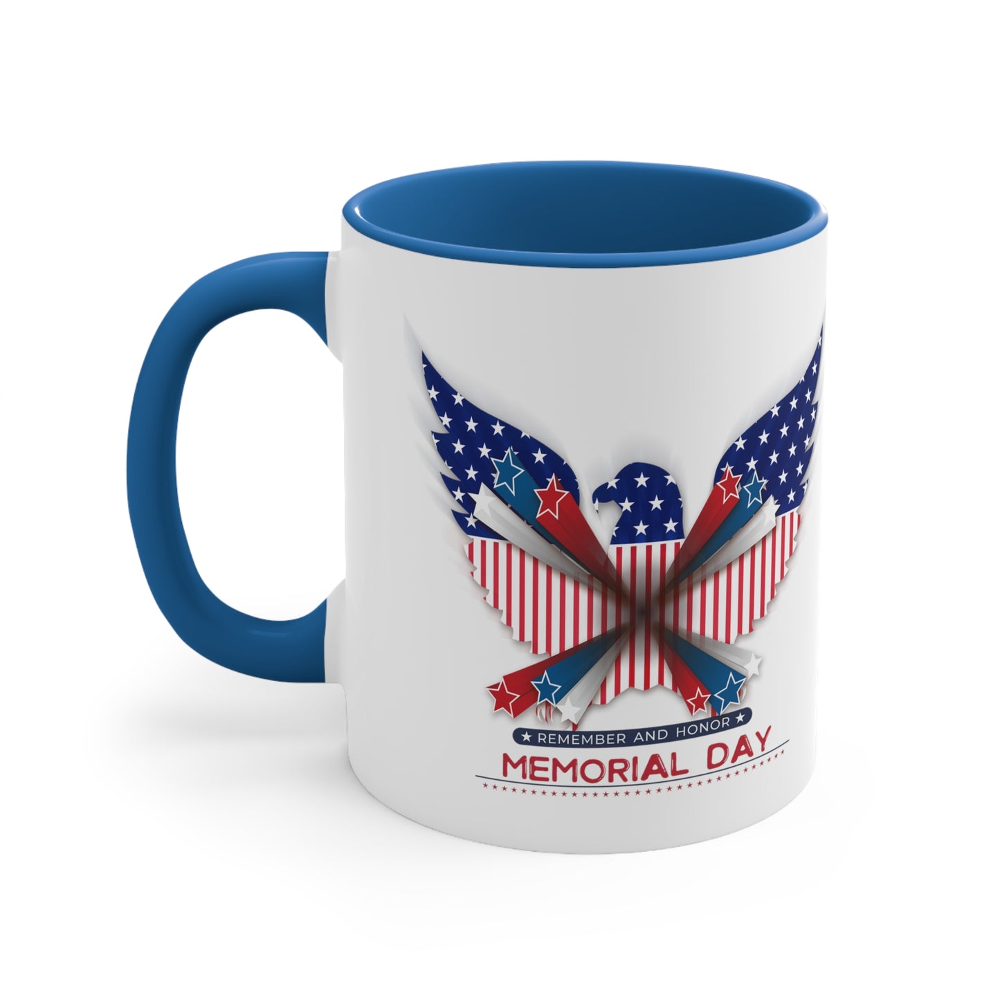 Memorial Day Accent Coffee Mug, 11oz