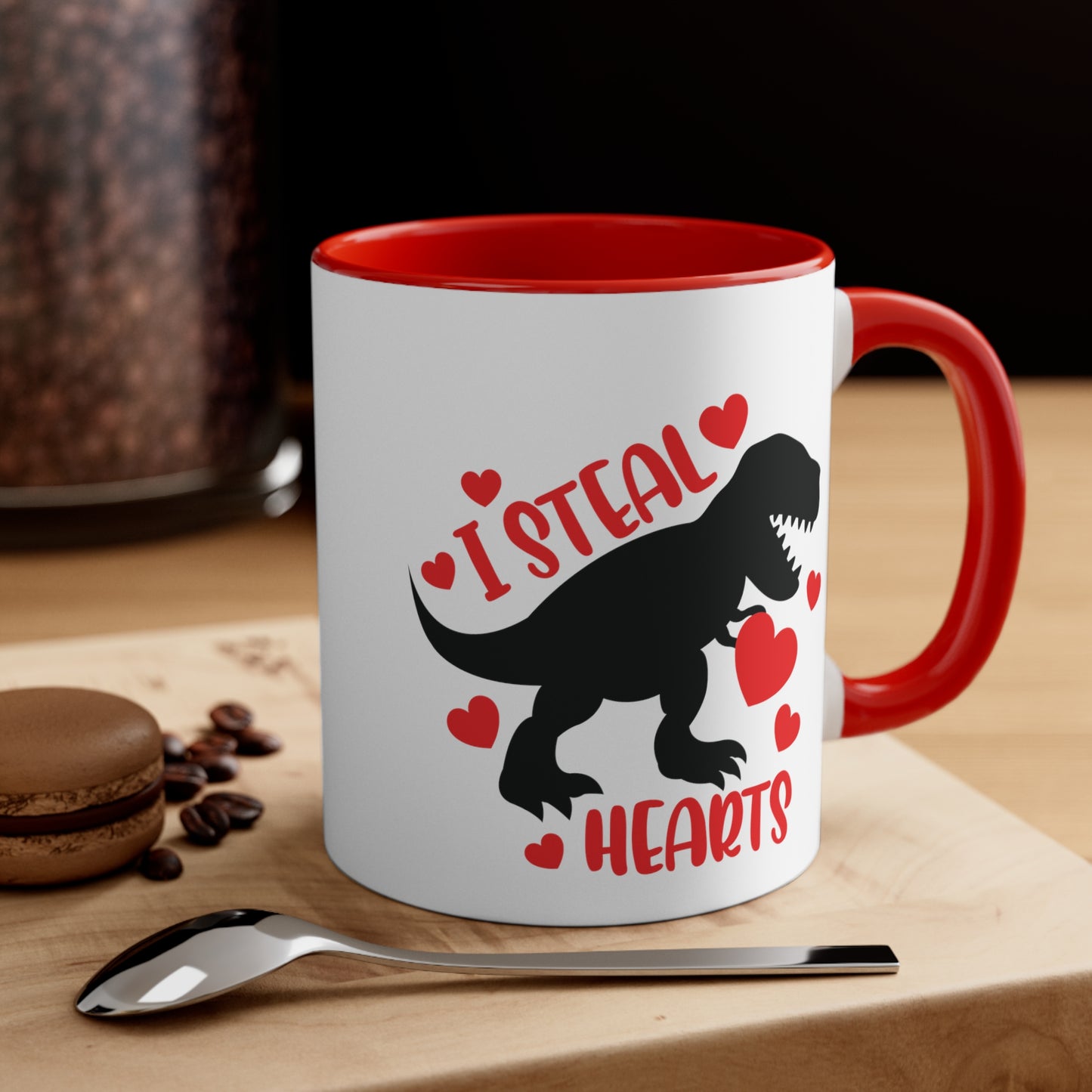 I Steal Hearts Accent Coffee Mug, 11oz