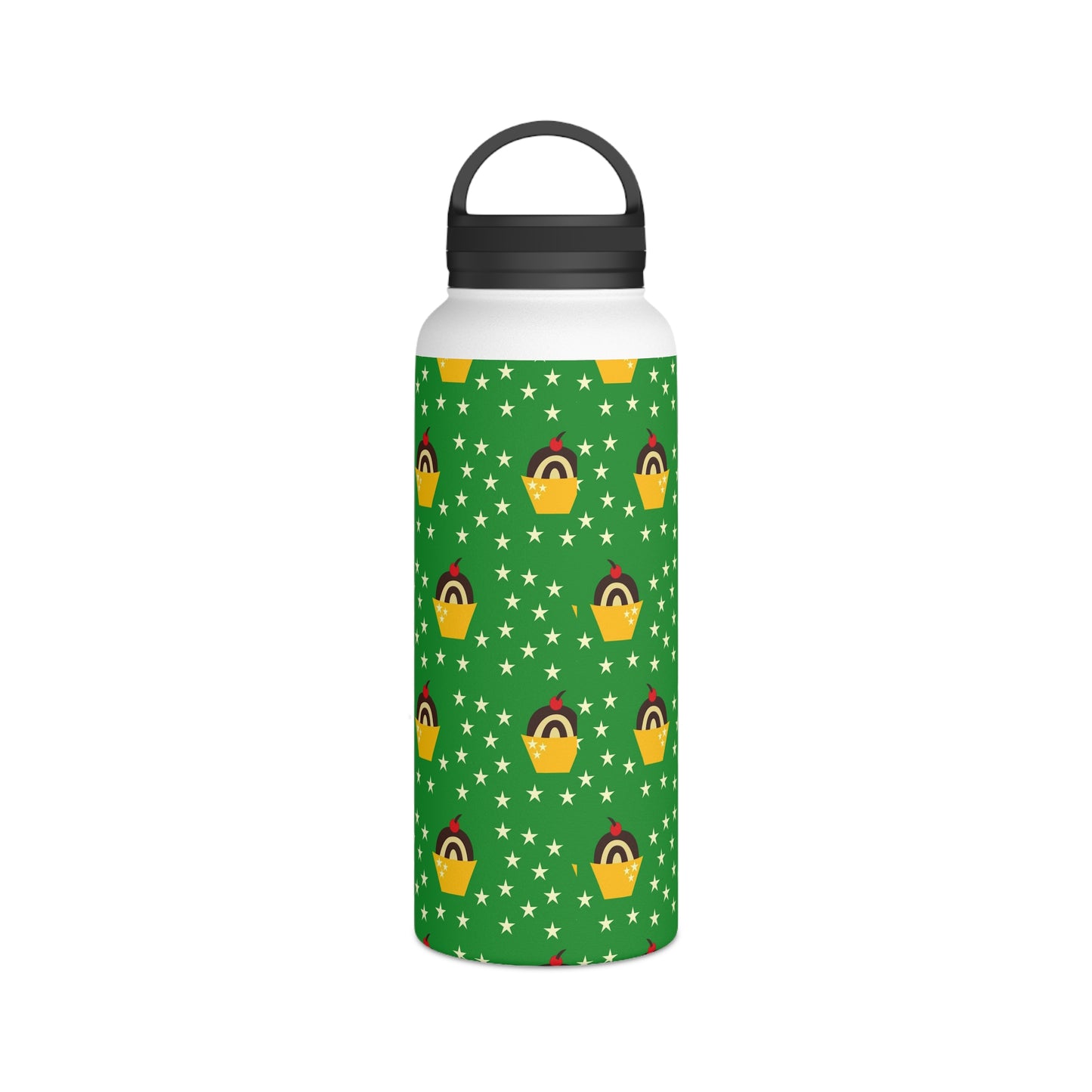 Back To School Stainless Steel Water Bottle, Handle Lid