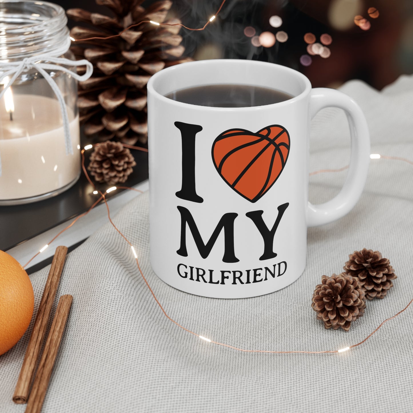 I Love My Girlfriend Ceramic Mug 11oz