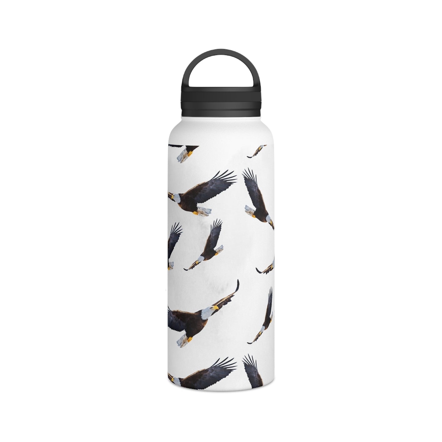 Back To School Eagles Stainless Steel Water Bottle, Handle Lid
