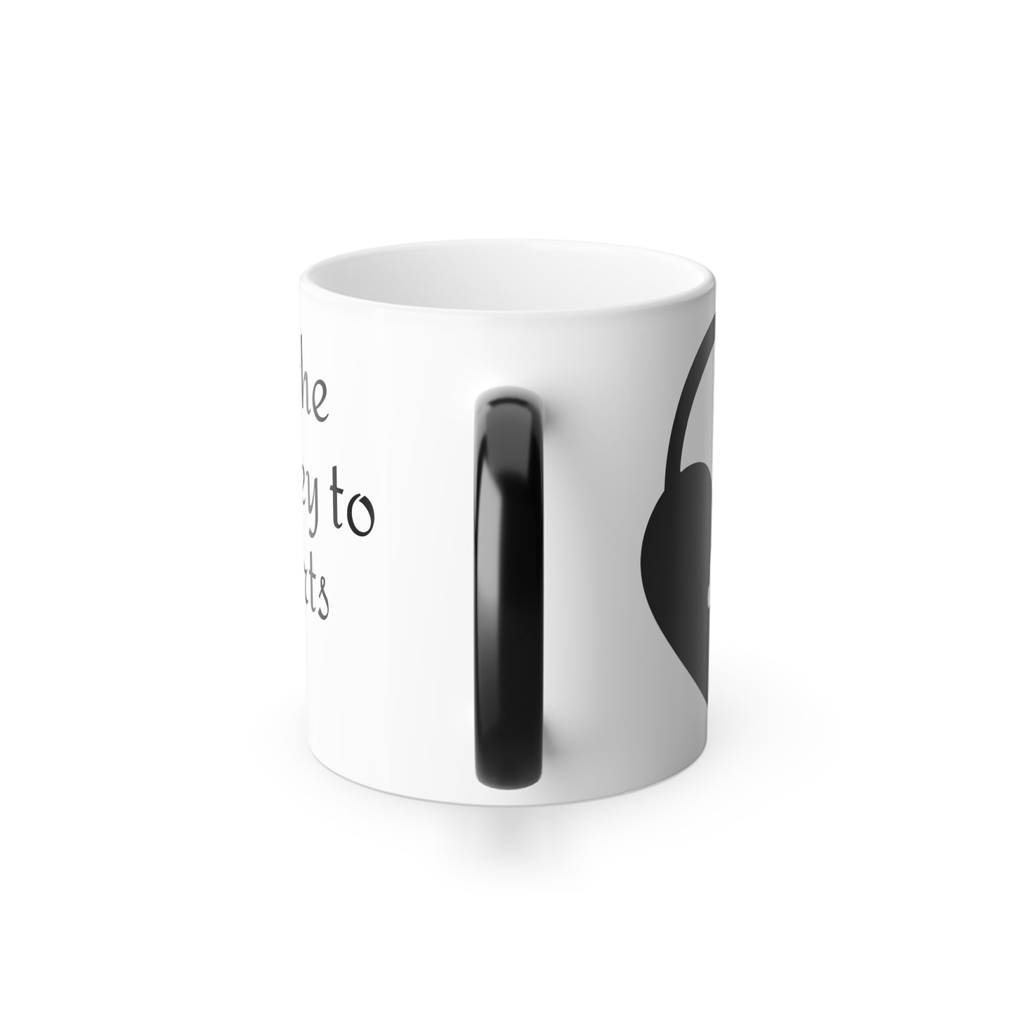 You're The Perfect Key to My Hearts Lock Color Morphing Mug, 11oz