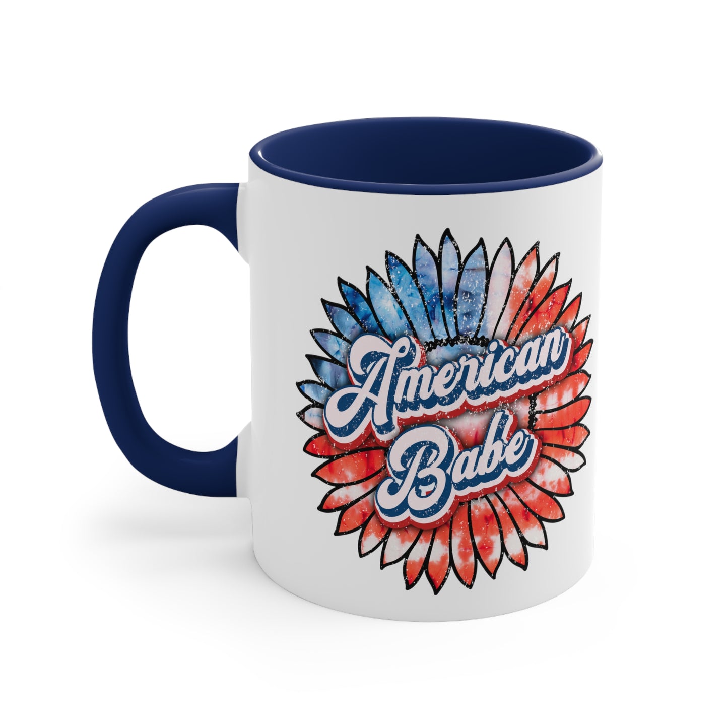American Babe Accent Coffee Mug, 11oz