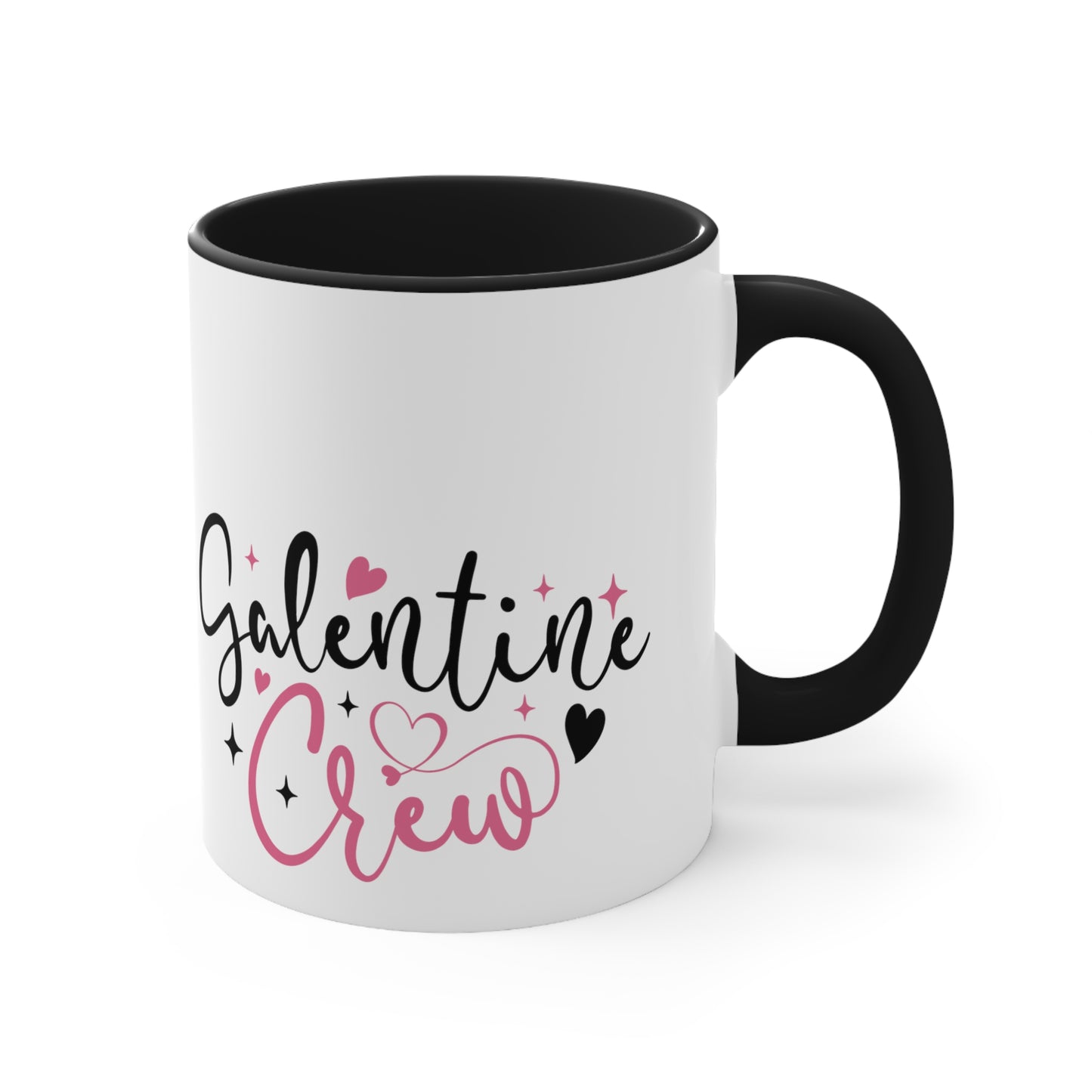 Galentine's Crew Accent Coffee Mug, 11oz