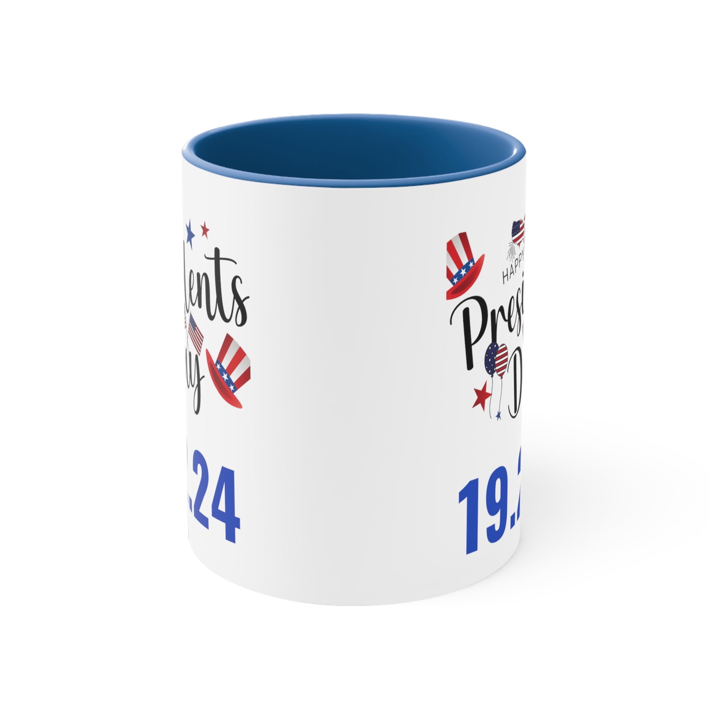 Happy President's Day 2024 Accent Coffee Mug, 11oz
