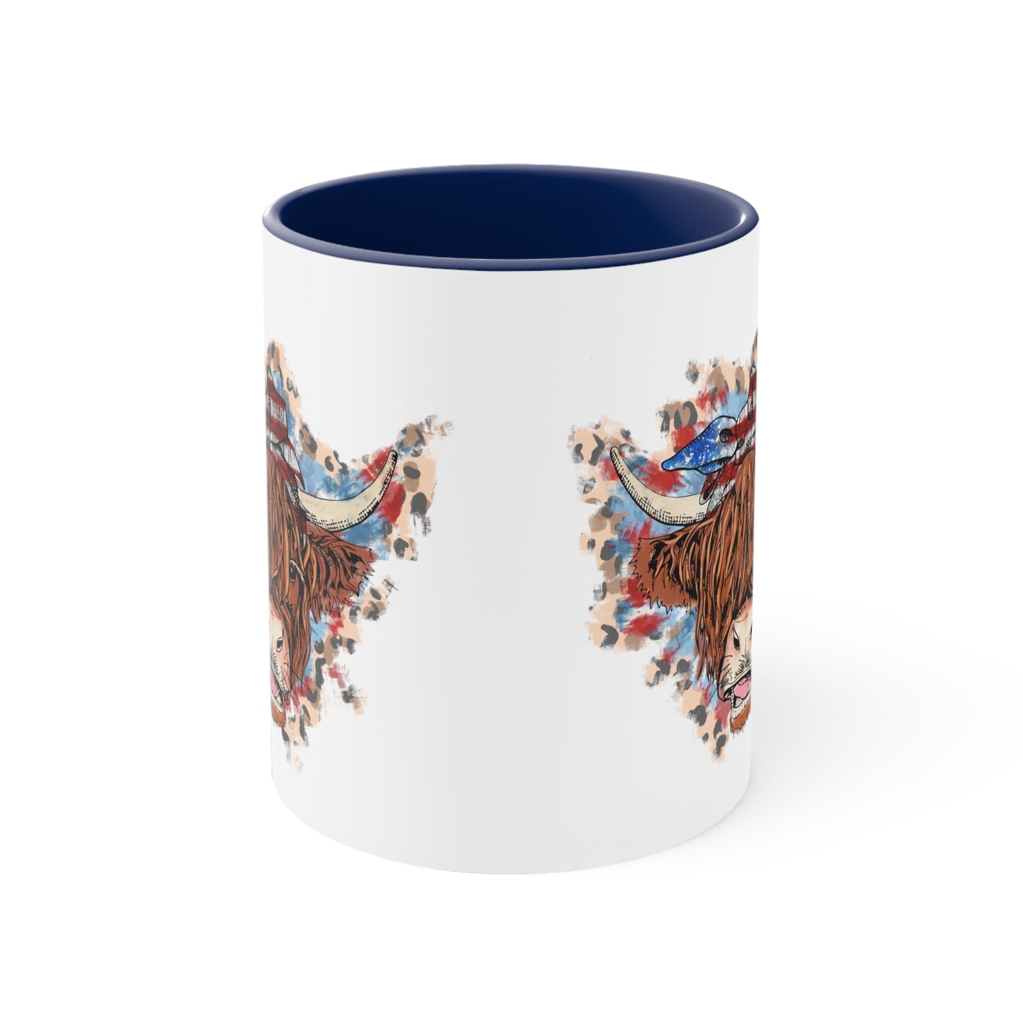 American Cow Accent Coffee Mug, 11oz