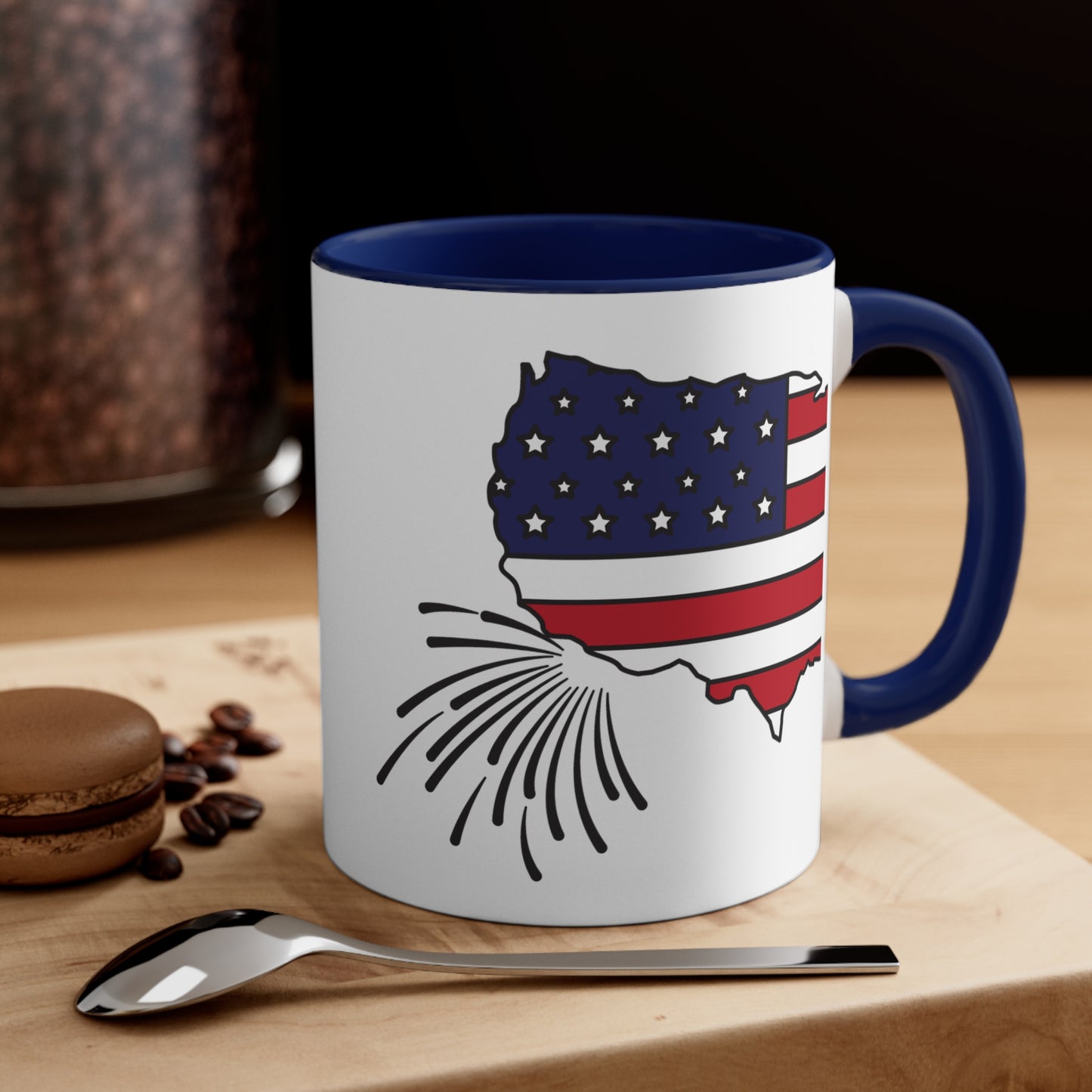 Happy President's Day 2024 Accent Coffee Mug, 11oz