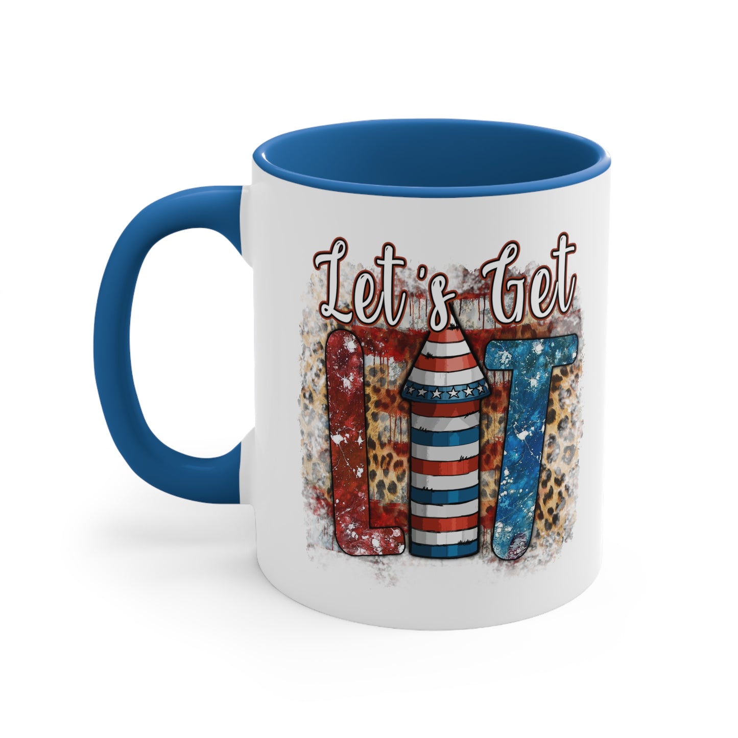 Lets Get Lit  Accent 11oz Mug
