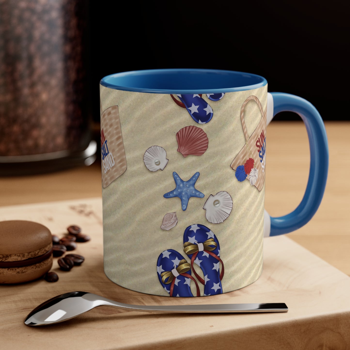 American Salt Sun Sand Accent Coffee Mug, 11oz