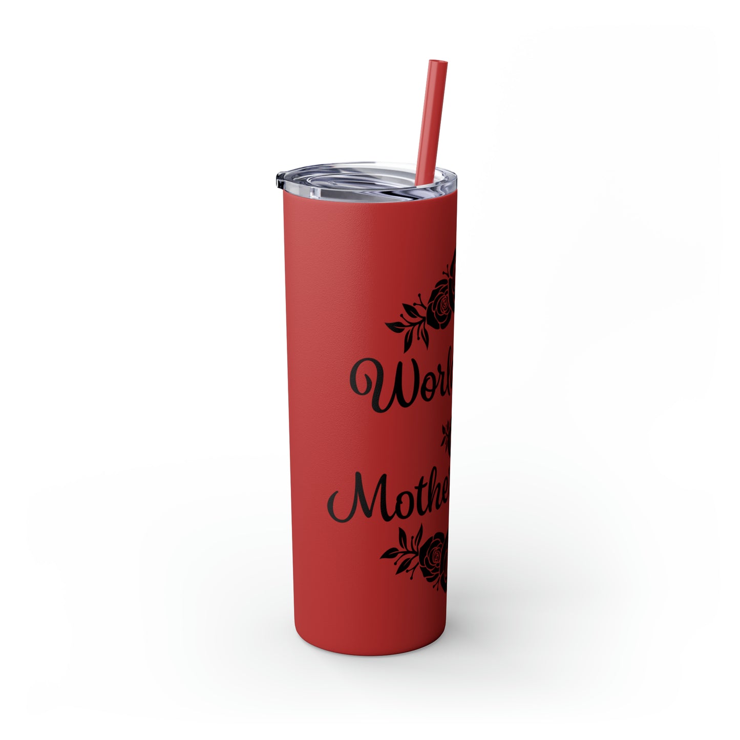 World's Best Mother-In-Law Skinny Tumbler with Straw, 20oz