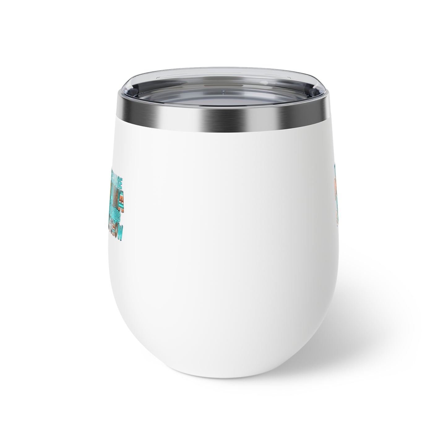 Because Mama Runs This Shitshow Copper Vacuum Insulated Cup, 12oz