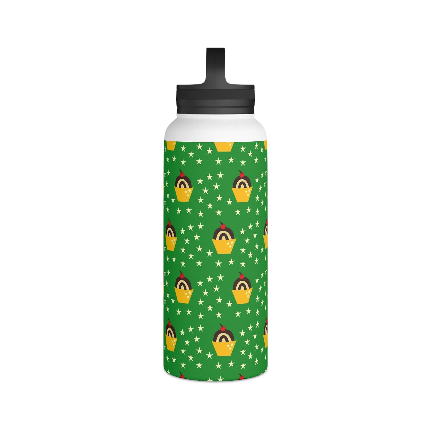 Back To School Stainless Steel Water Bottle, Handle Lid