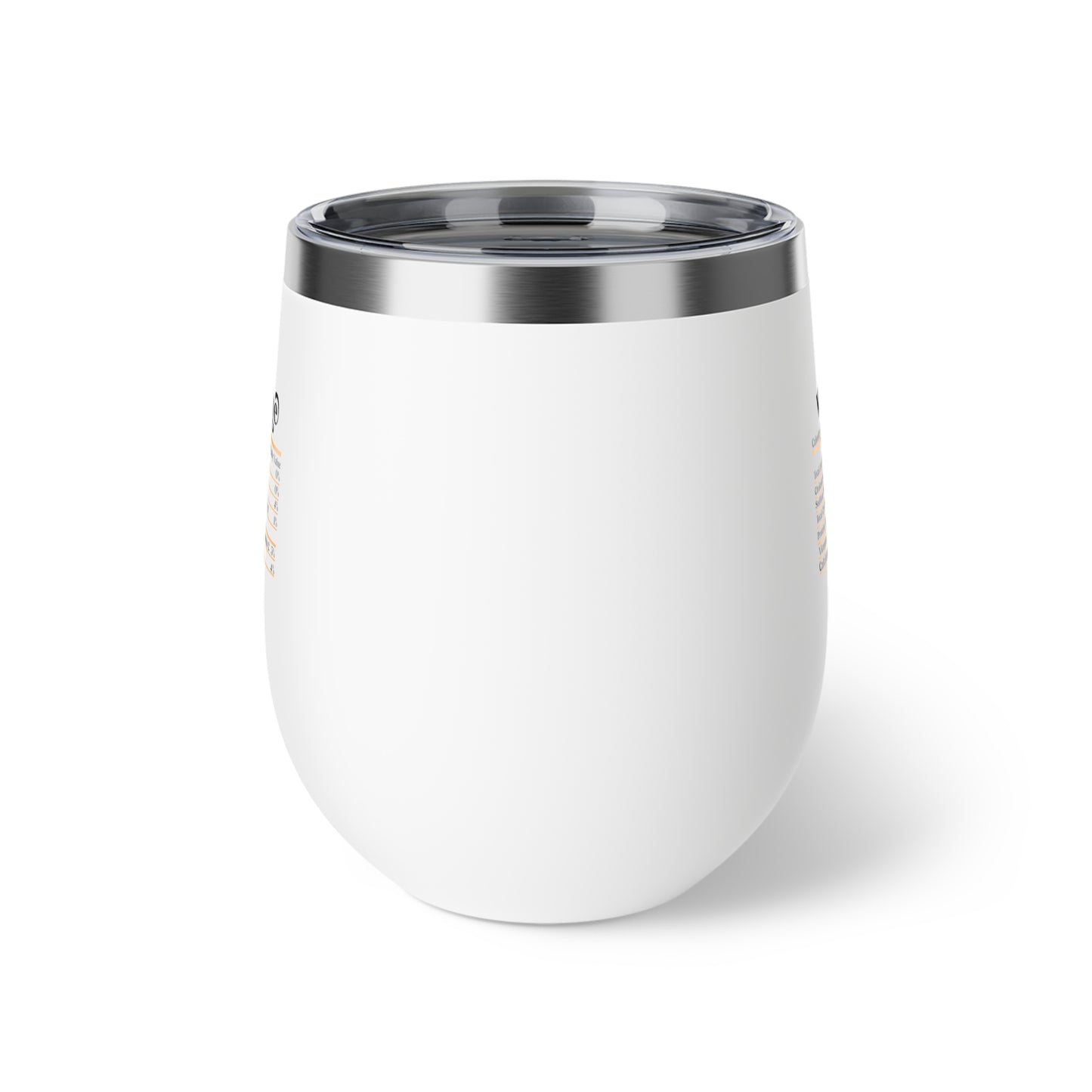 Wine Calories Copper Vacuum Insulated Cup, 12oz