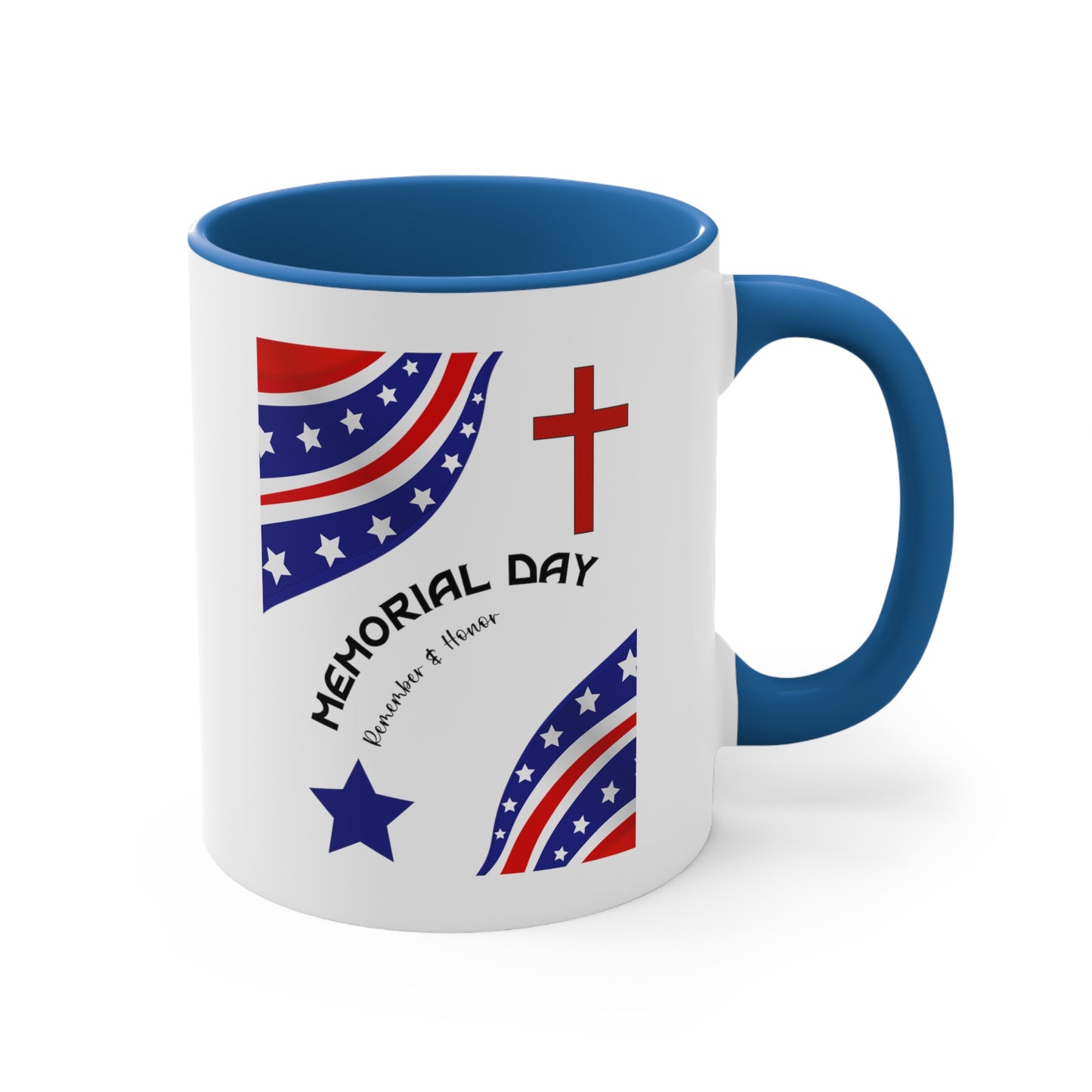 Memorial Day Accent Coffee Mug, 11oz
