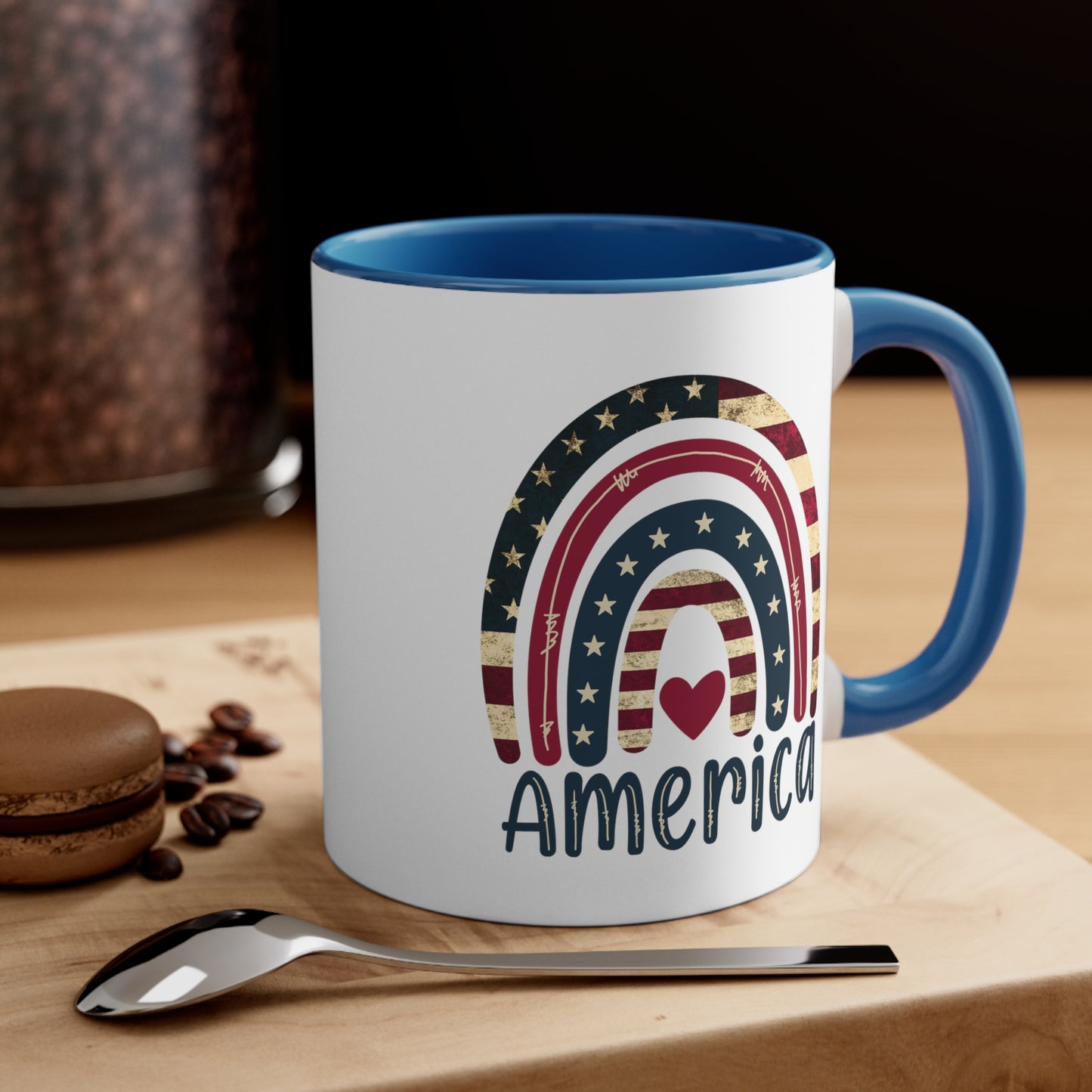 Love America Accent Coffee Mug, 11oz