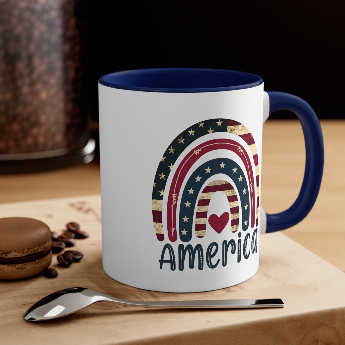Love America Accent Coffee Mug, 11oz