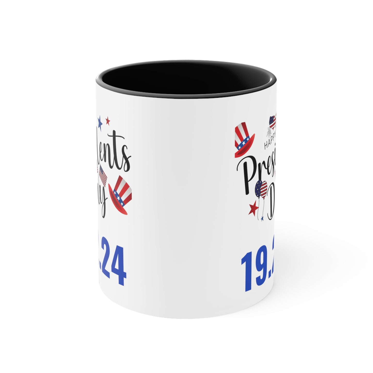 Happy President's Day 2024 Accent Coffee Mug, 11oz