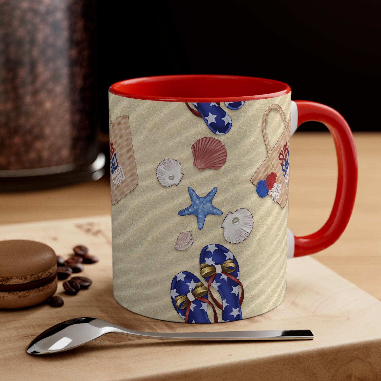 American Salt Sun Sand Accent Coffee Mug, 11oz