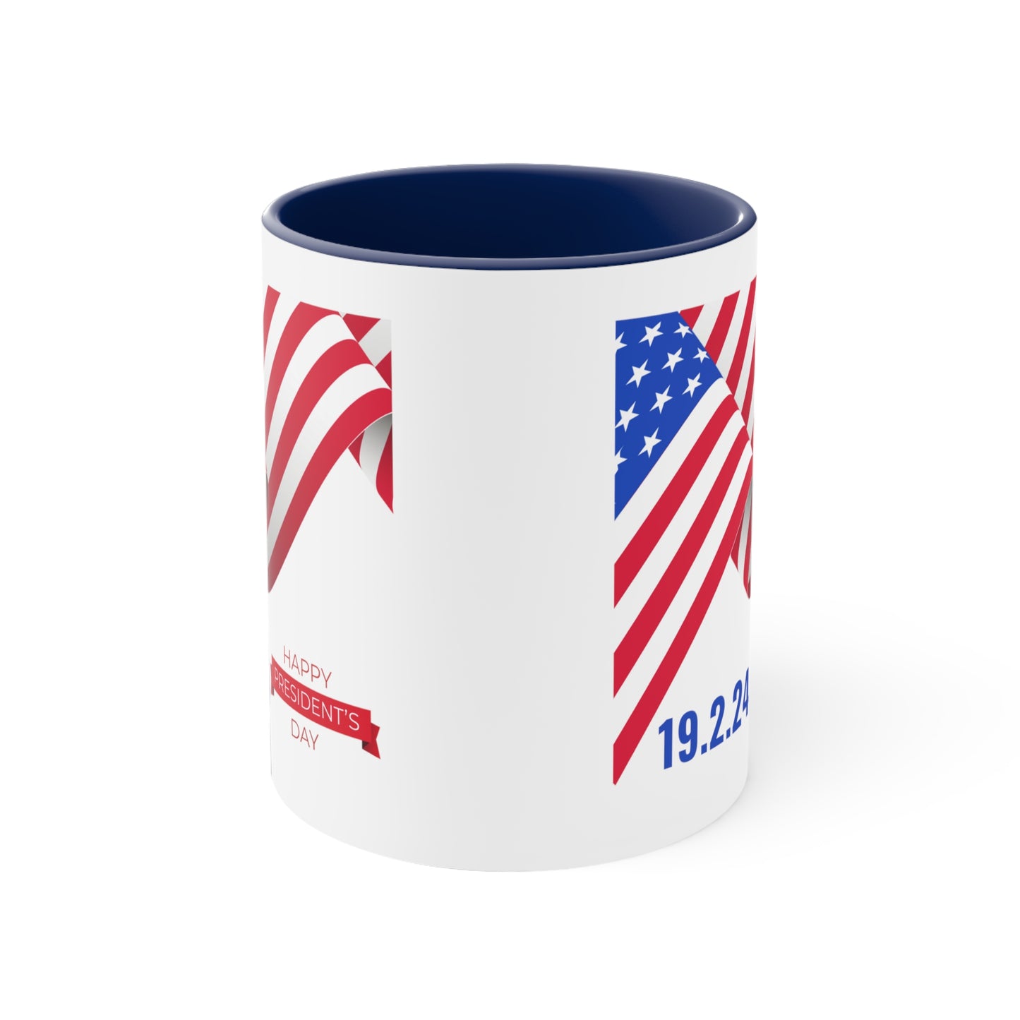 Happy President's Day 2024 Accent Coffee Mug, 11oz