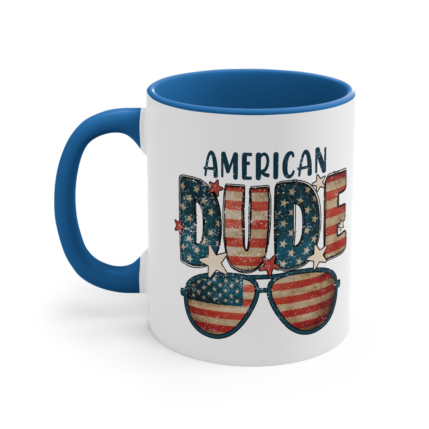 American Dude Accent Coffee Mug, 11oz