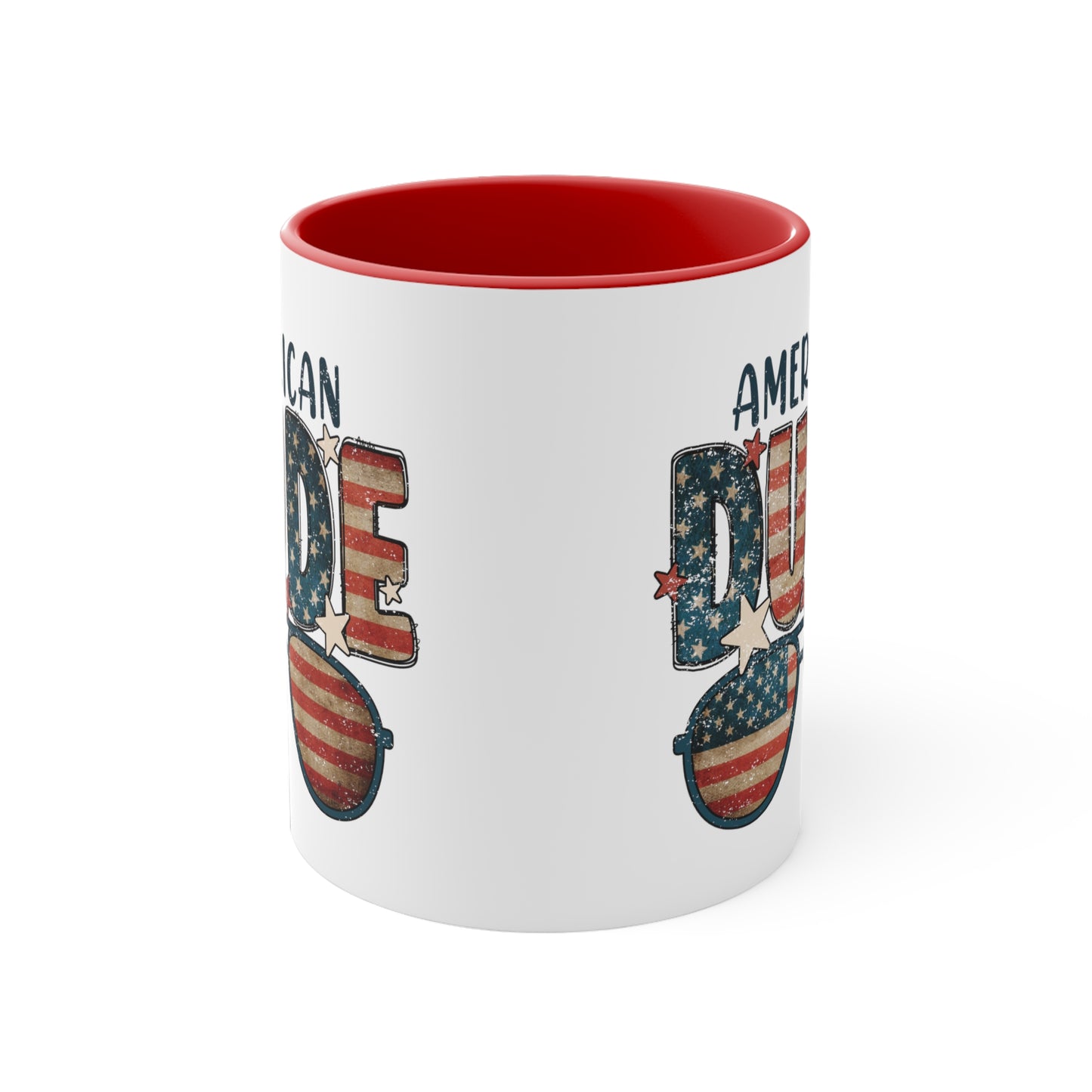American Dude Accent Coffee Mug, 11oz