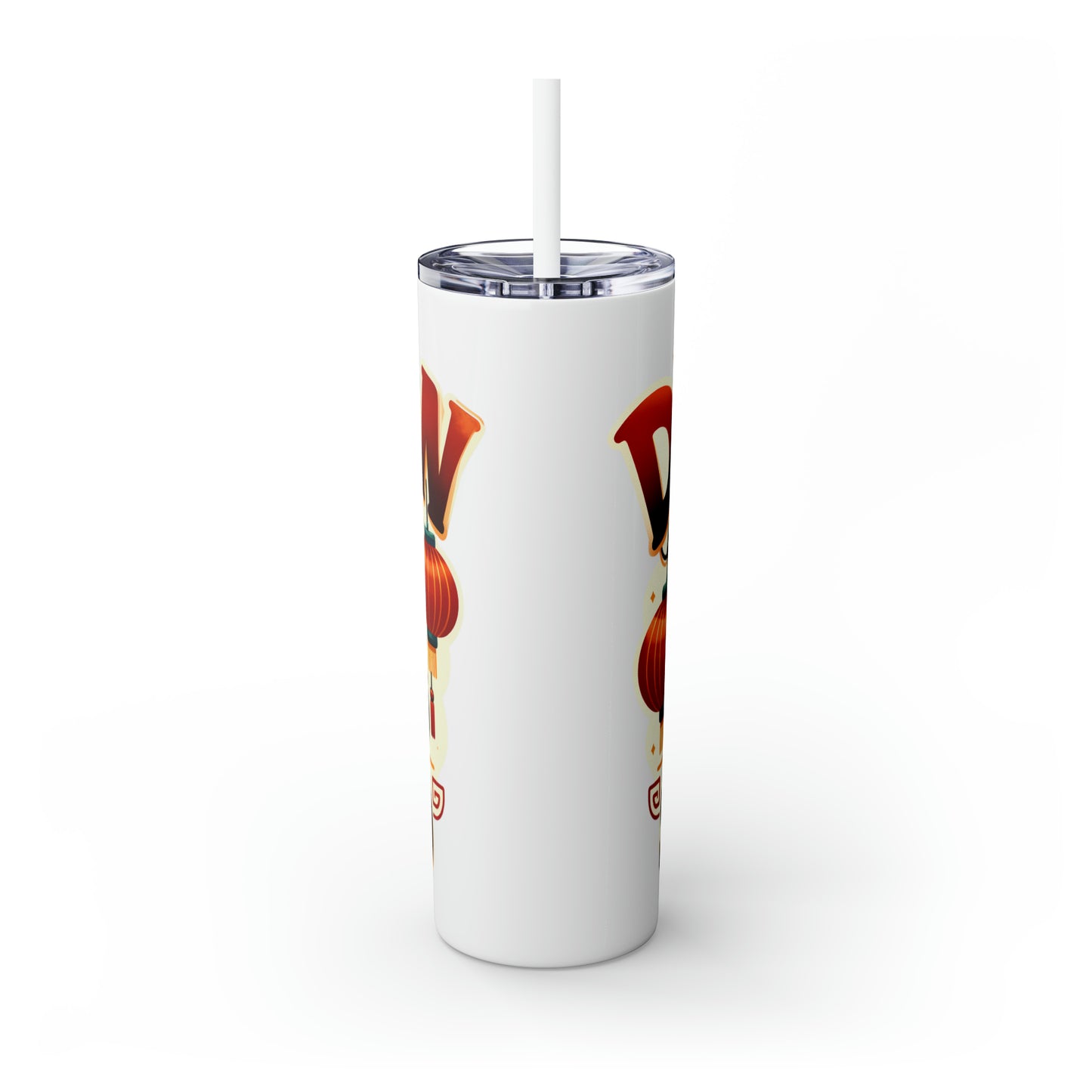 Dragon Squad Skinny Tumbler with Straw, 20oz