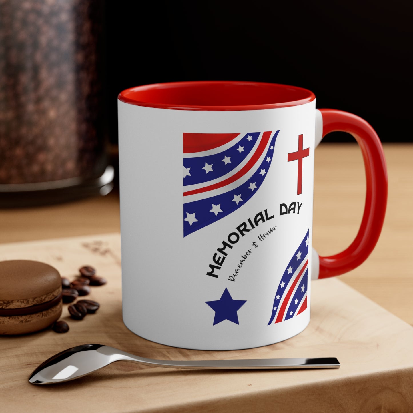 Memorial Day Accent Coffee Mug, 11oz