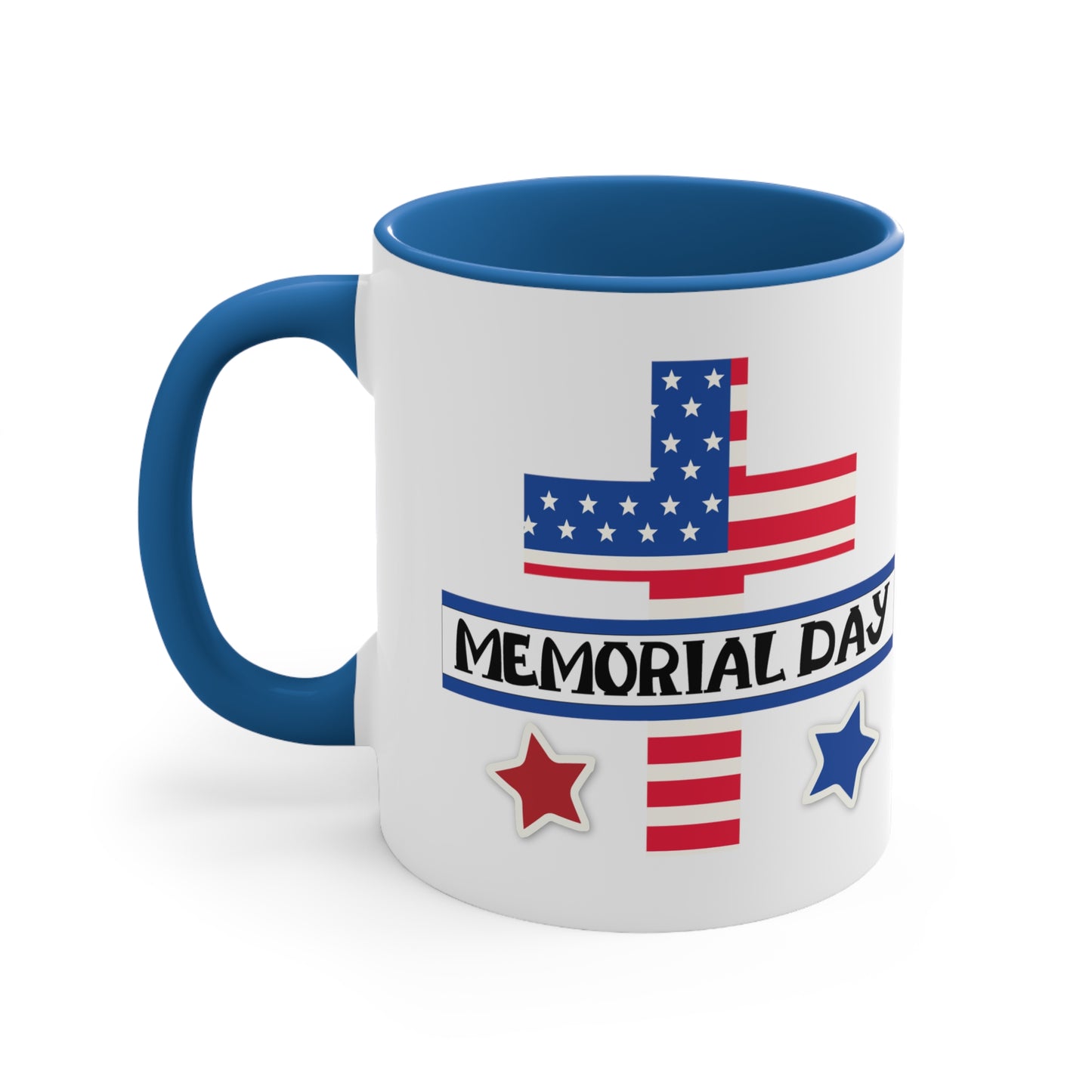 Memorial Day Accent Coffee Mug, 11oz