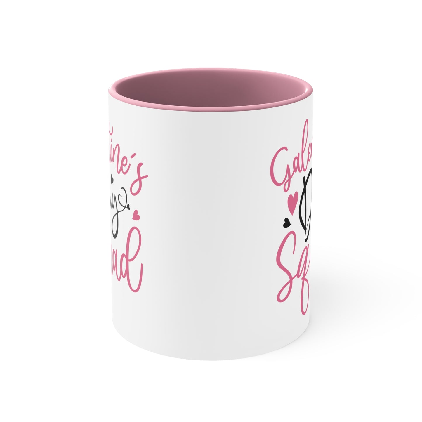 Galentine's Day Squad Accent Coffee Mug, 11oz