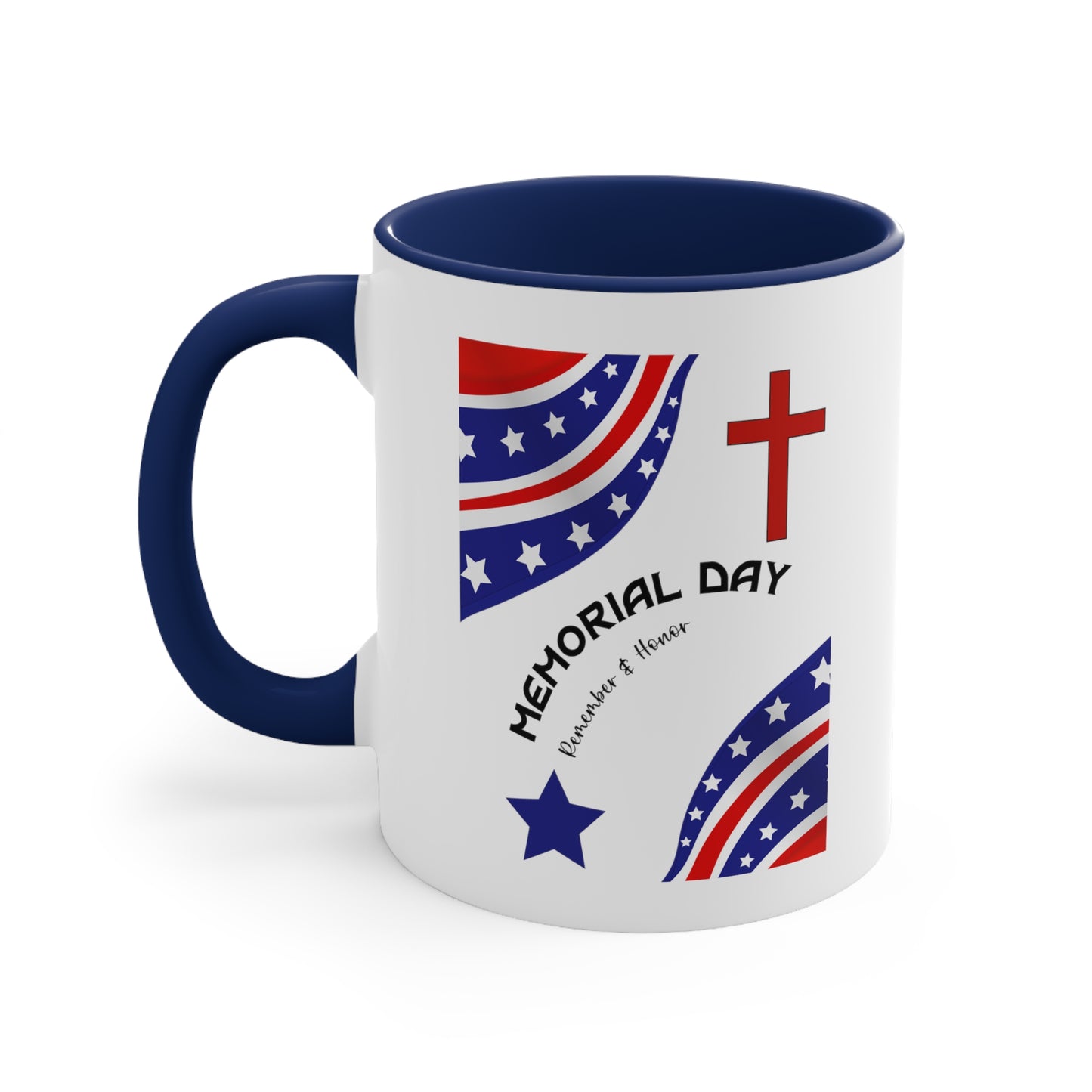 Memorial Day Accent Coffee Mug, 11oz