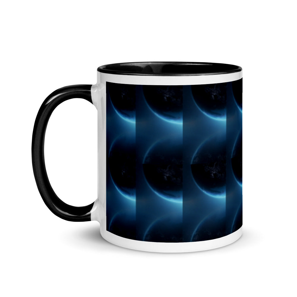 The Moons Glow - Mug with Color Inside - Science Fiction Day