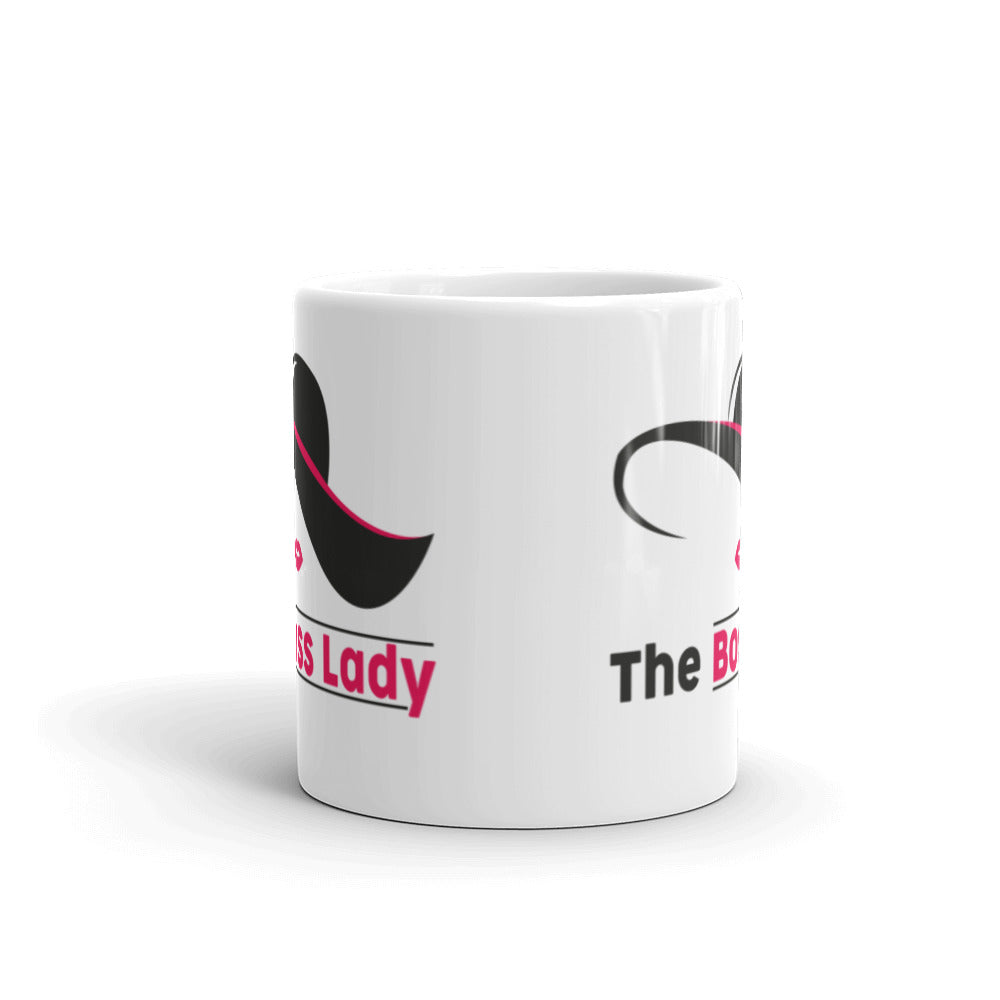 The Boss Lady - White glossy mug