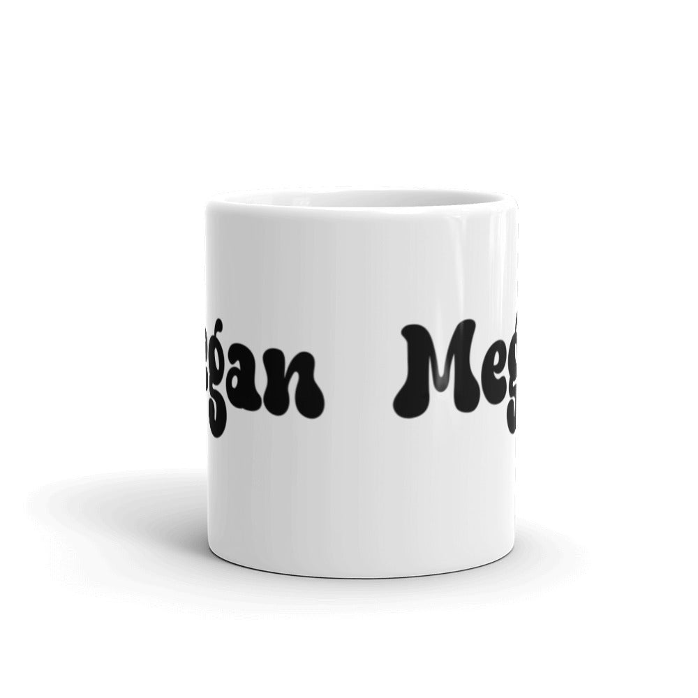 Megan - White glossy mug