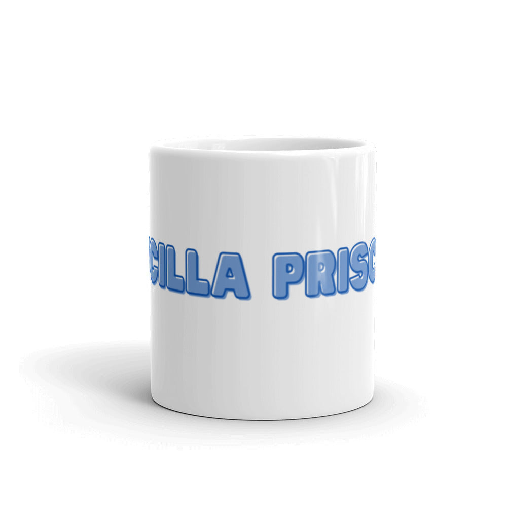 Priscilla - Personalised - White glossy mug