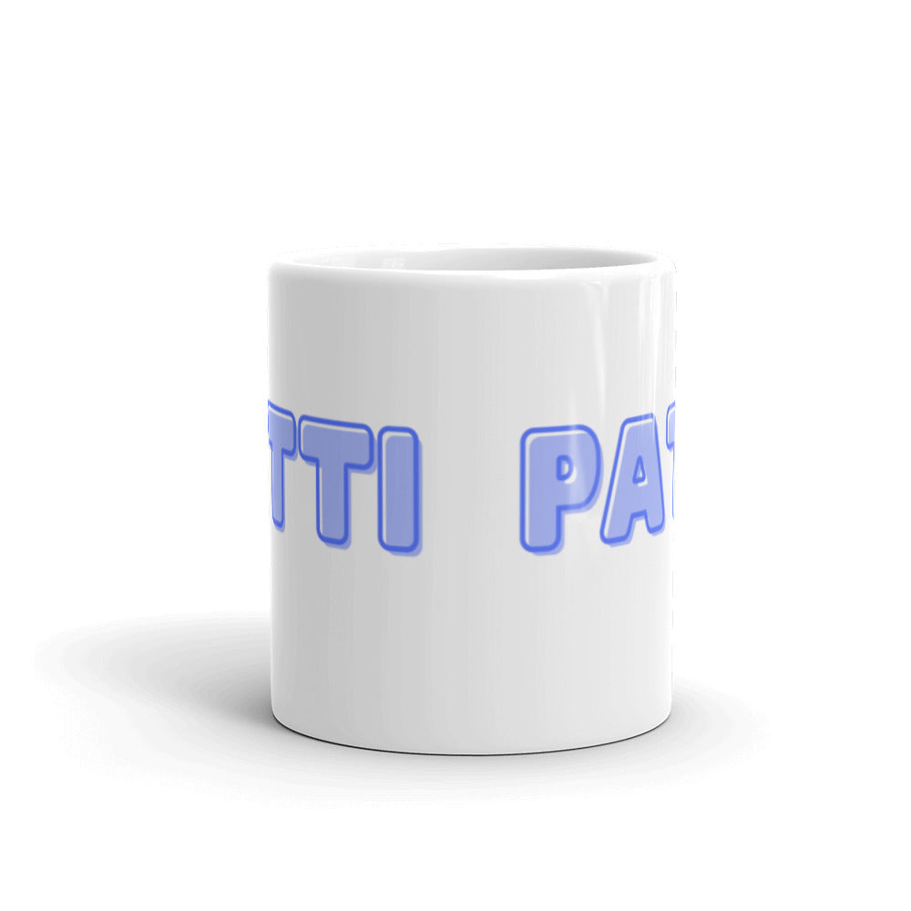 Patti - Personalised - White glossy mug