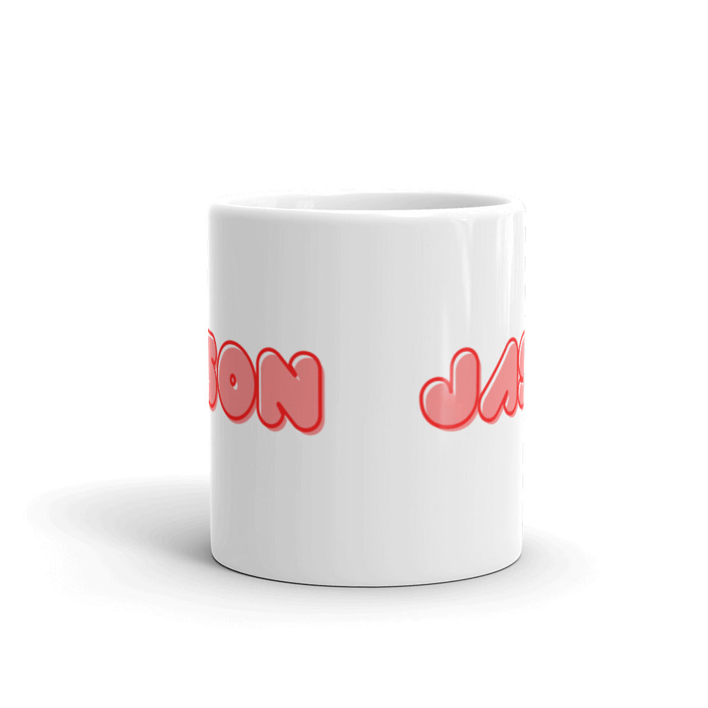 Jason - Personalised - White glossy mug
