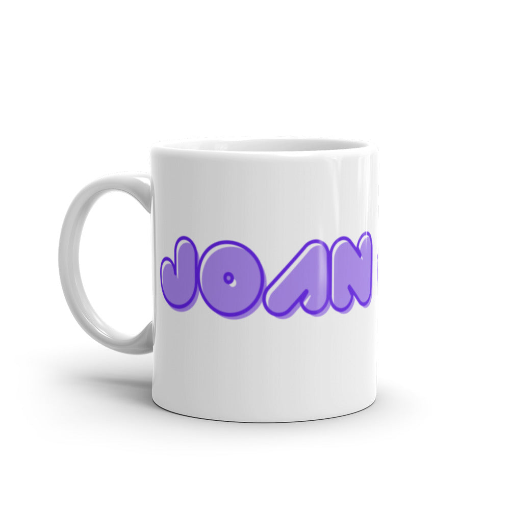 Joan - Personalised - White glossy mug