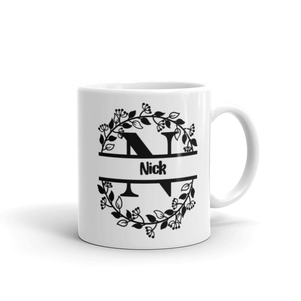 Nick - Personalized White glossy mug