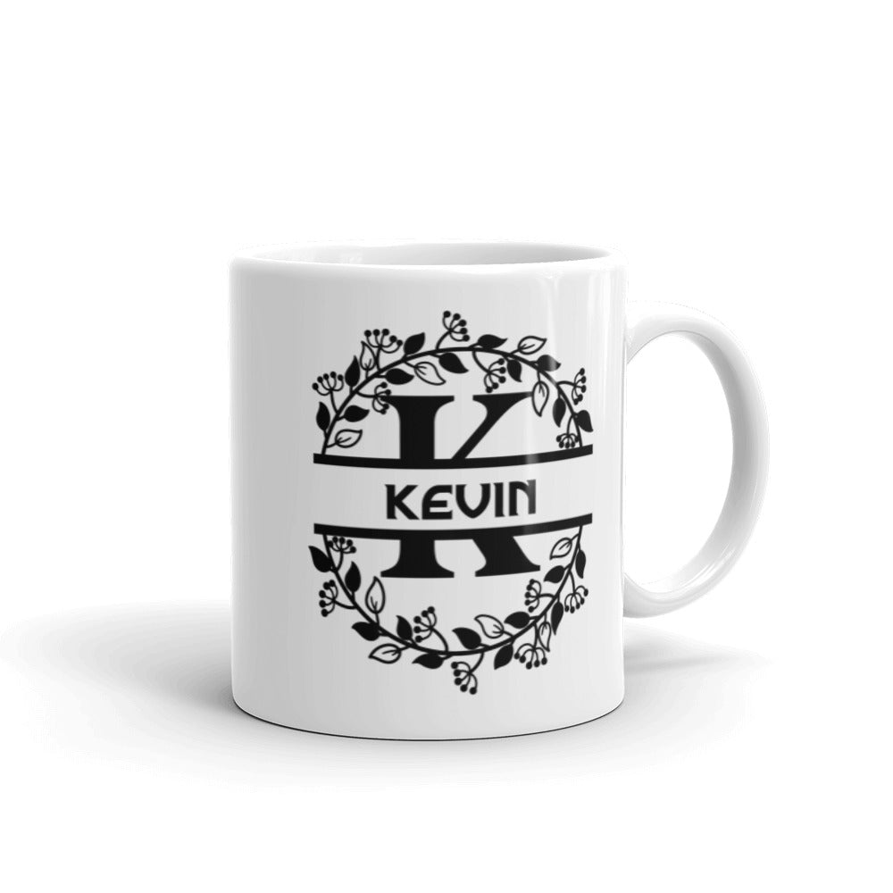 Kevin - Personalized - White glossy mug