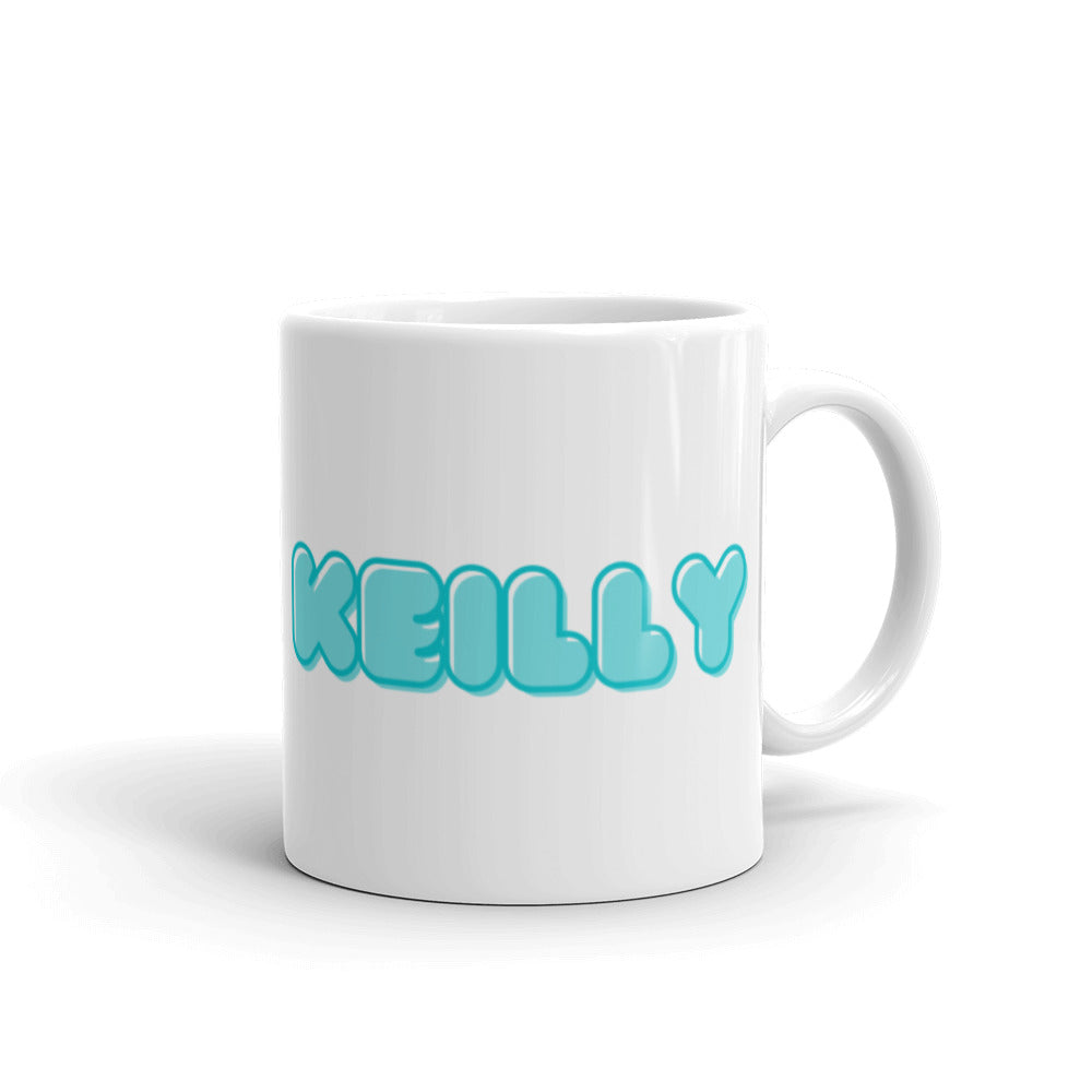 Keilly - Personalised - White glossy mug